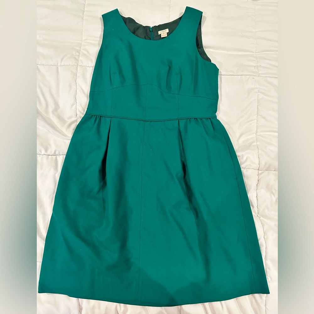 JCrew green dress